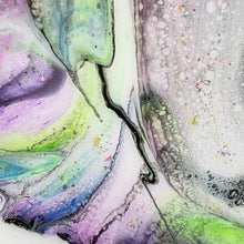 Load image into Gallery viewer, "free" 10" Canvas w/Irridescent Glitter