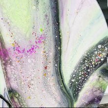 Load image into Gallery viewer, "free" 10" Canvas w/Irridescent Glitter