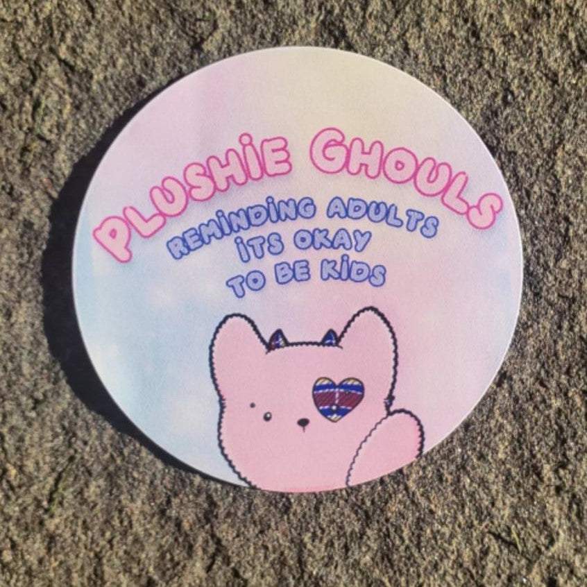Plushie Ghoul Sticker