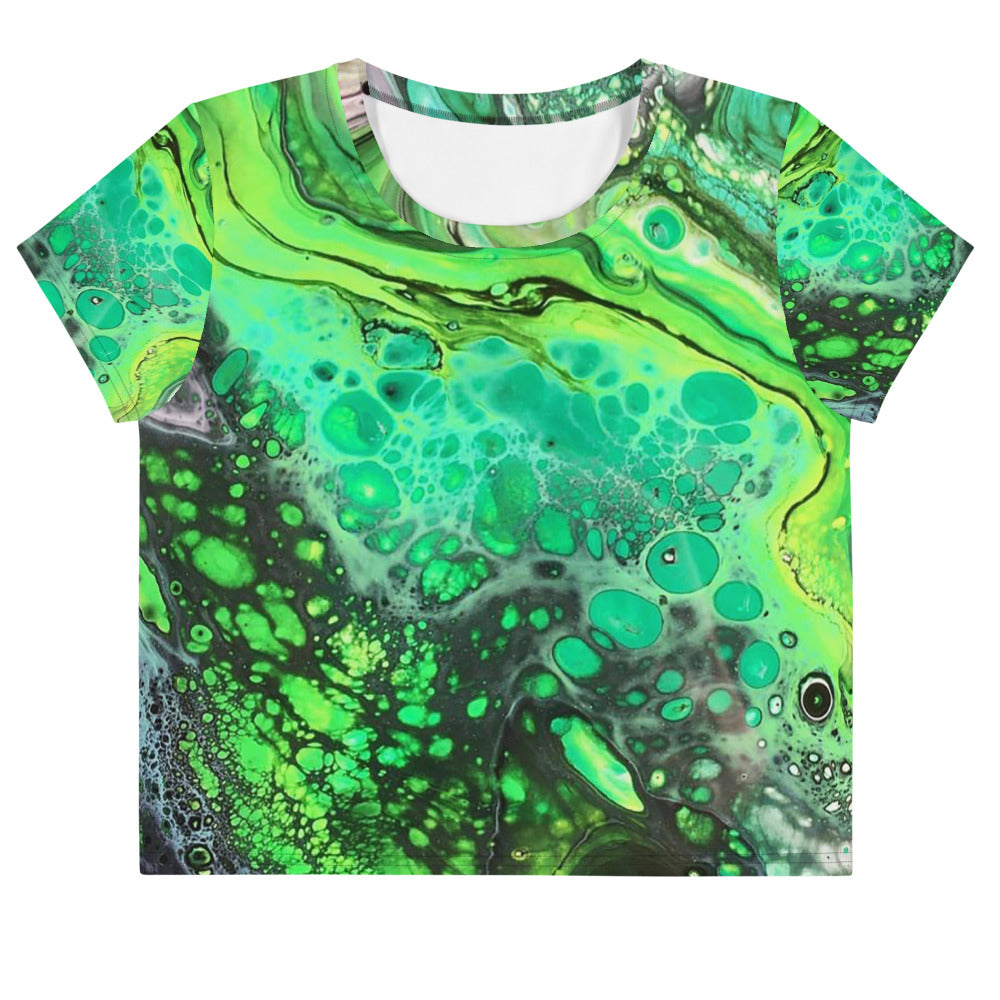 Ooey Gooey Print Crop Tee